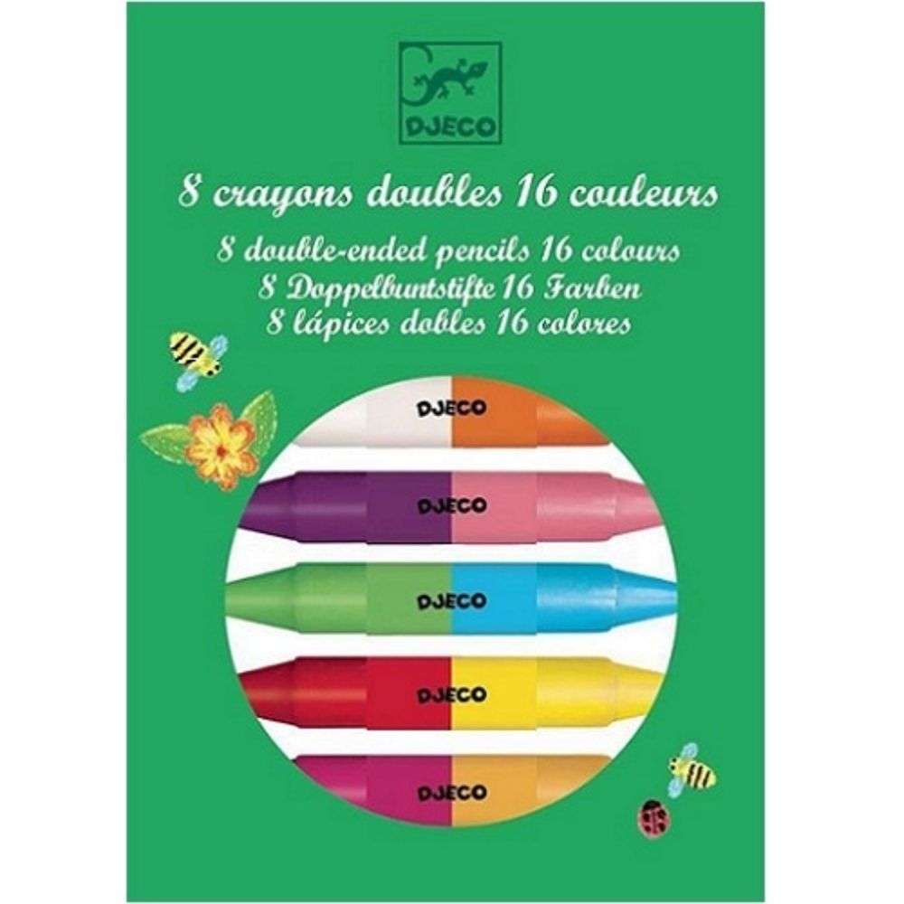 Djeco, Двустранни пастели, 8бр.