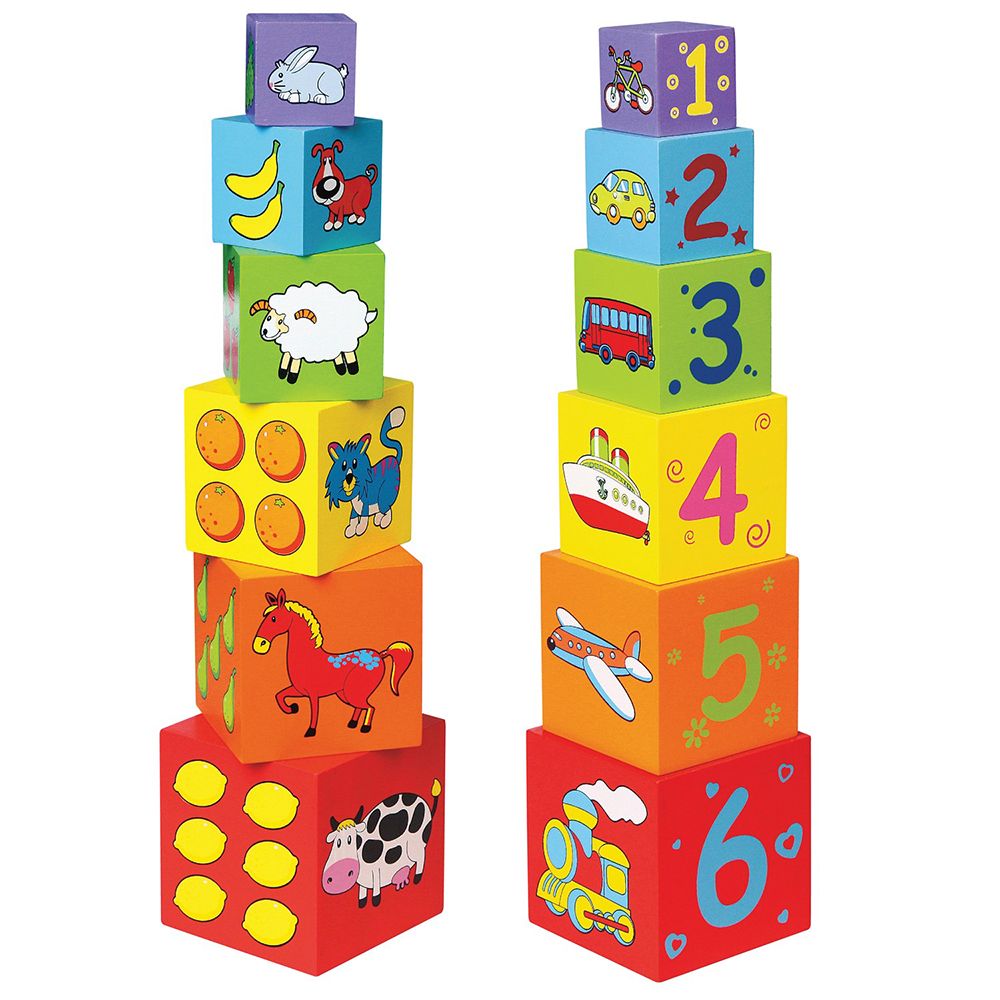 Viga toys, Дървени кубчета, Дъга