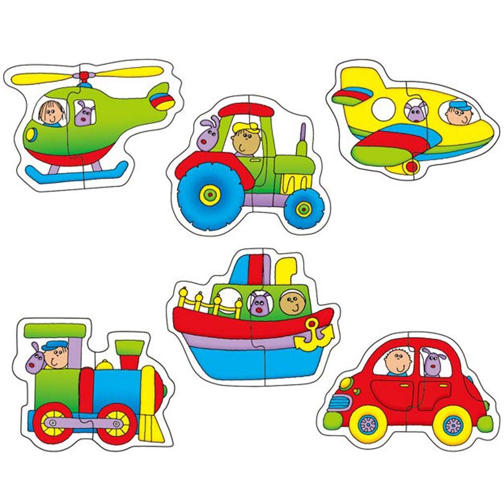 Galt Toys, Бебешки пъзел, Превозни средства