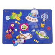 Дървен пъзел с дръжки, Космос