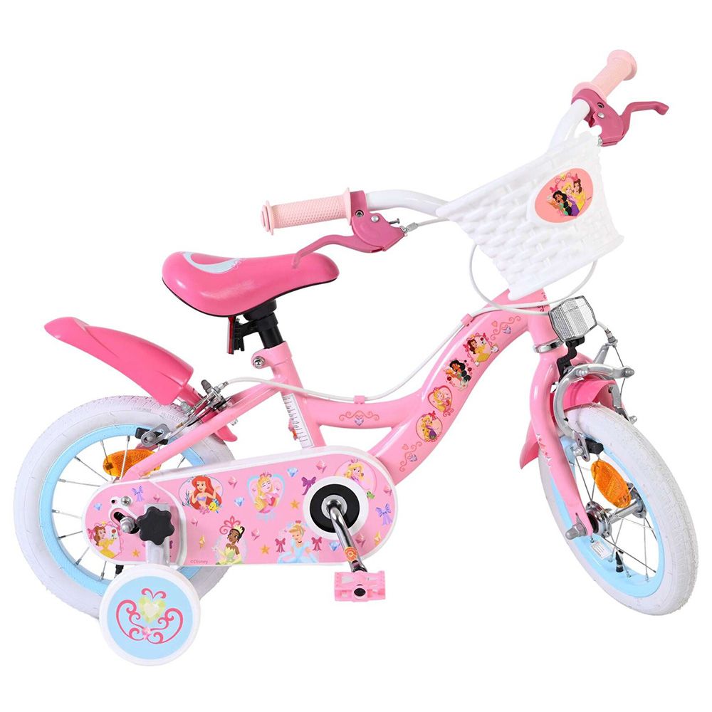 Детски велосипед с помощни колела, Disney Princess,12 инча