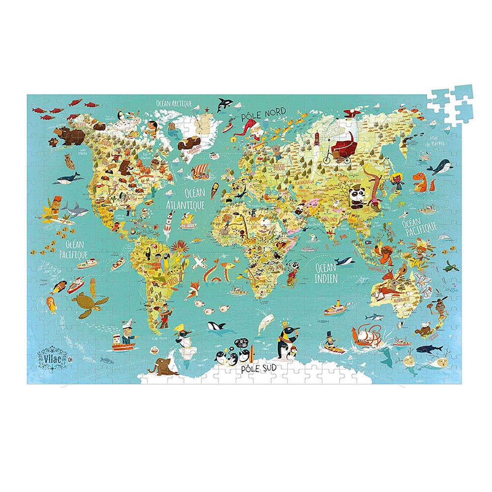 Vilac, Карта на света (на френски)