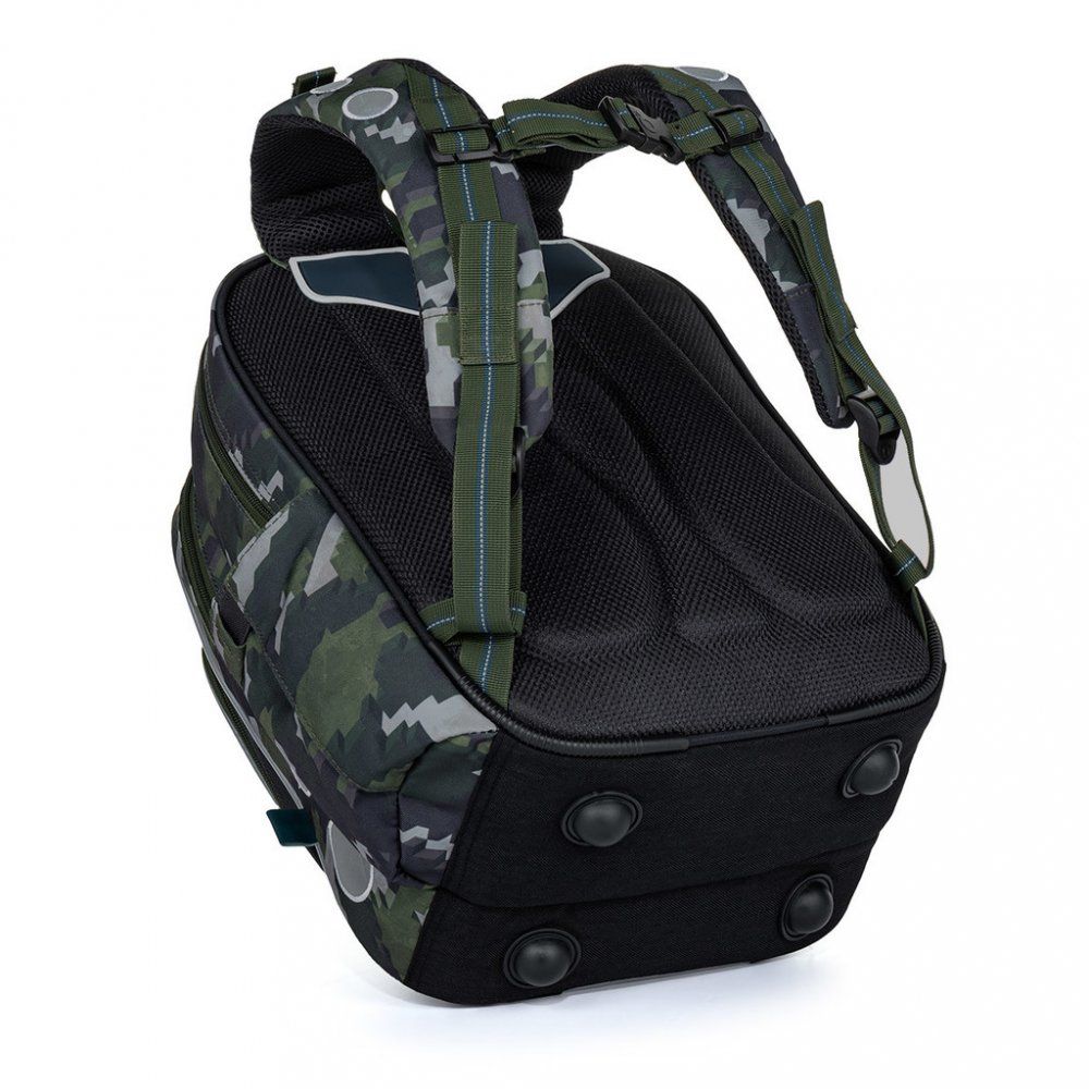 Анатомична ученическа раница, Военна база