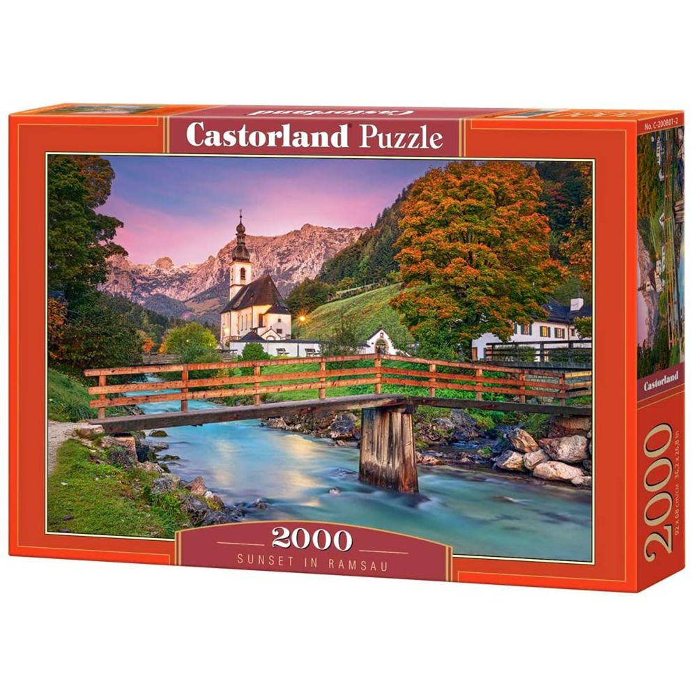 Castorland, Залез в Рамсау, пъзел 2000 части