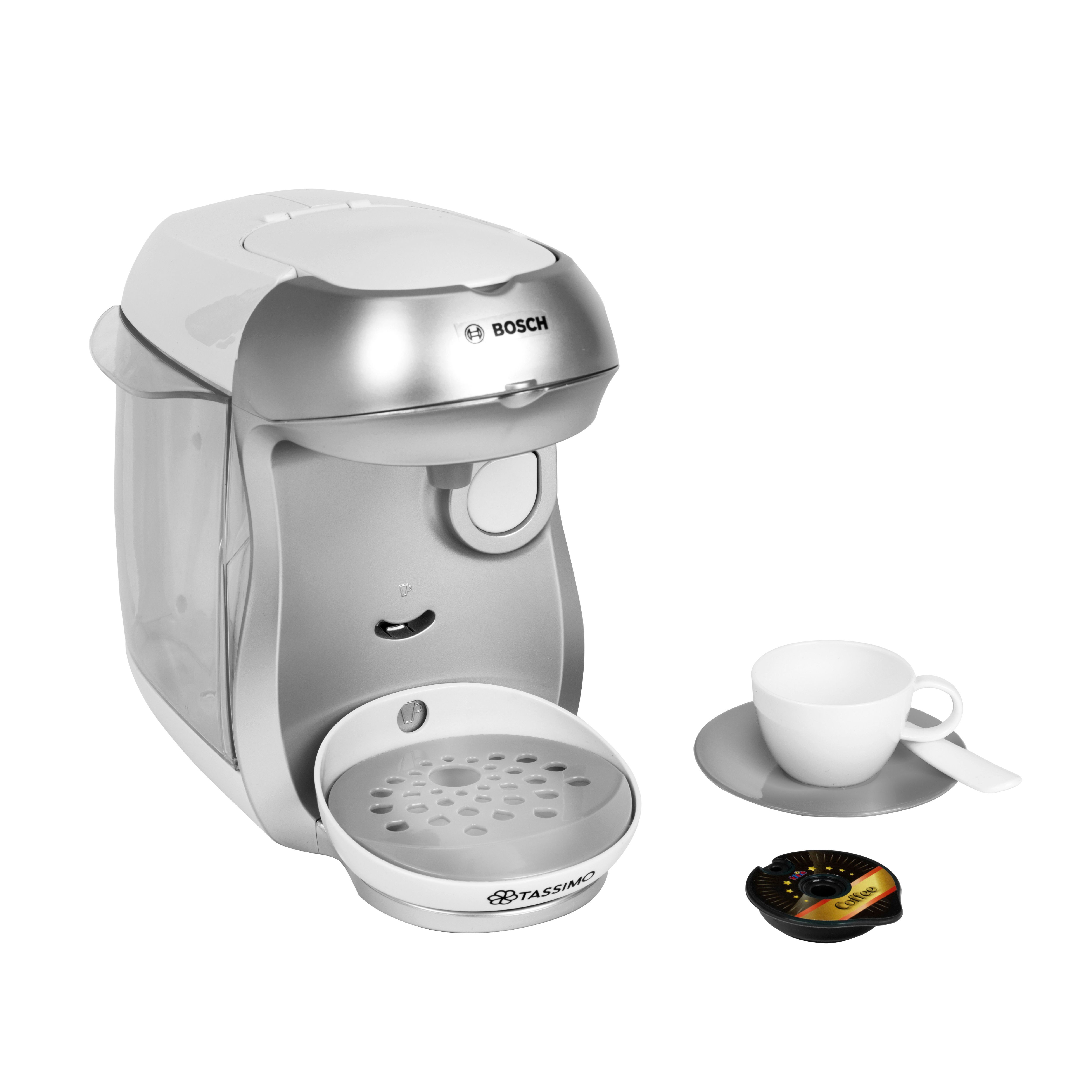 Theo Klein, Bosch Детска кафе машина Tassimo Happy – сребриста