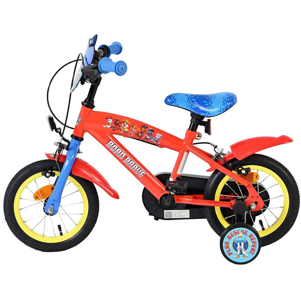Детски велосипед с помощни колела, Пес Патрул,12 инча