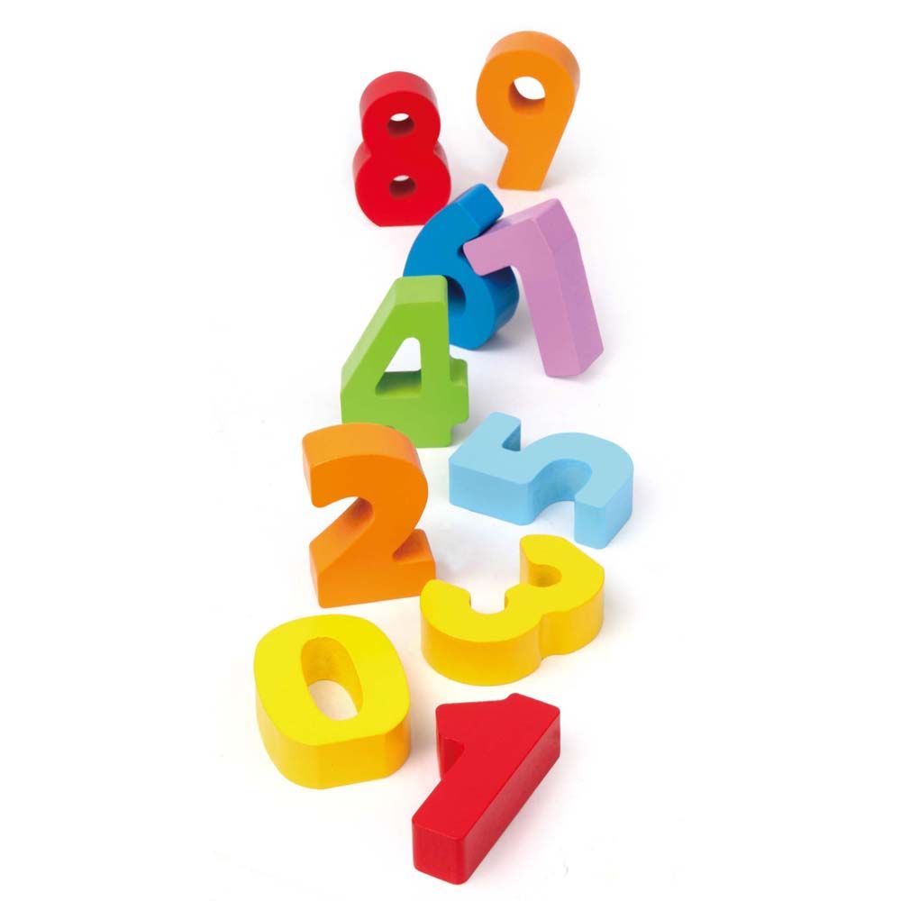 Hape, Комплект дървени цифри