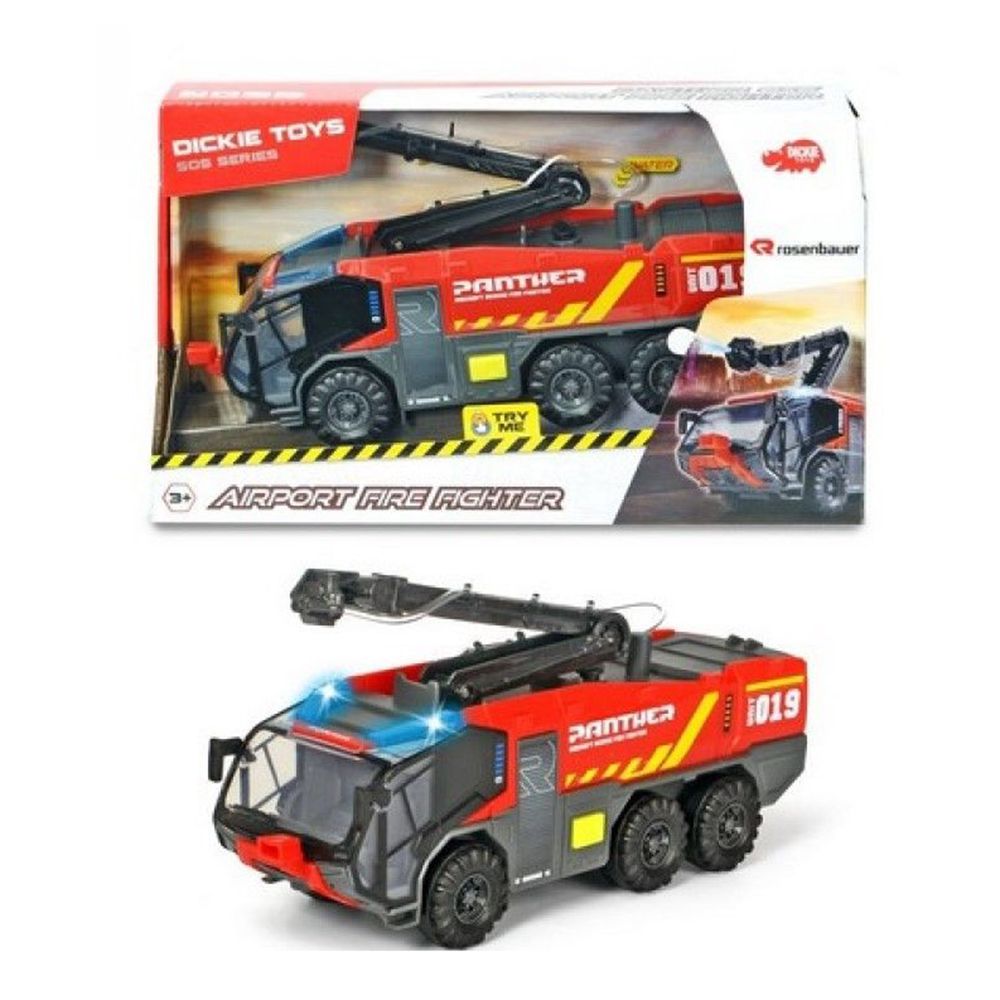 Dickie toys, Детска пожарна, Камион на летище, със звук и светлина