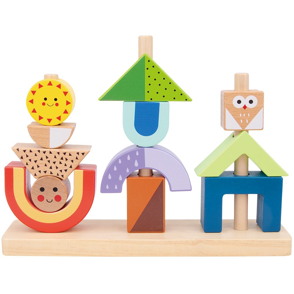 TookyToy, Дървена игра със сенки, за подреждане и нанизване