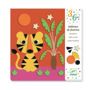 Колажи за най-малките, Картинки от филц, Животни