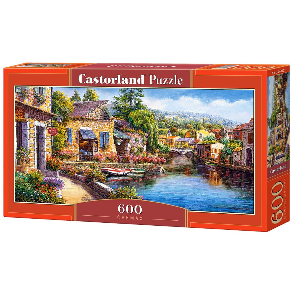Castorland, Градче край реката, панорамен пъзел 600 части