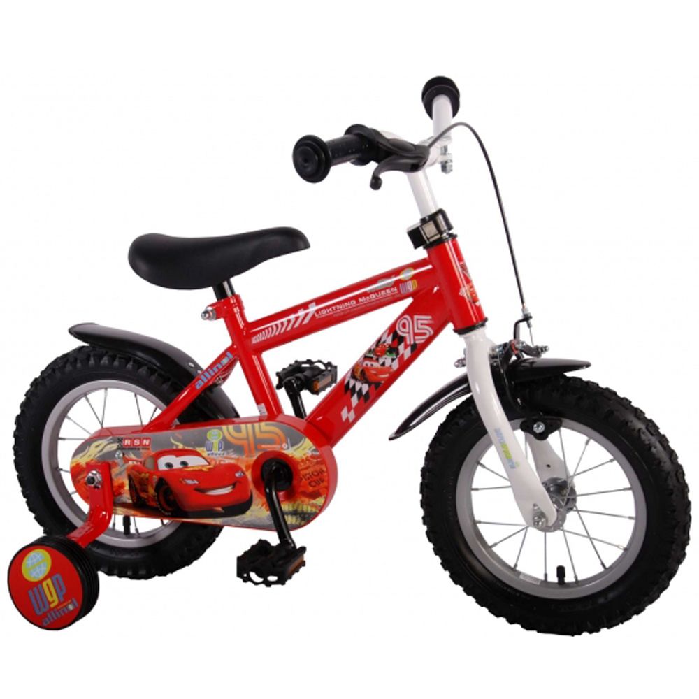 Детски велосипед с помощни колела Дисни Колите, 12 инча
