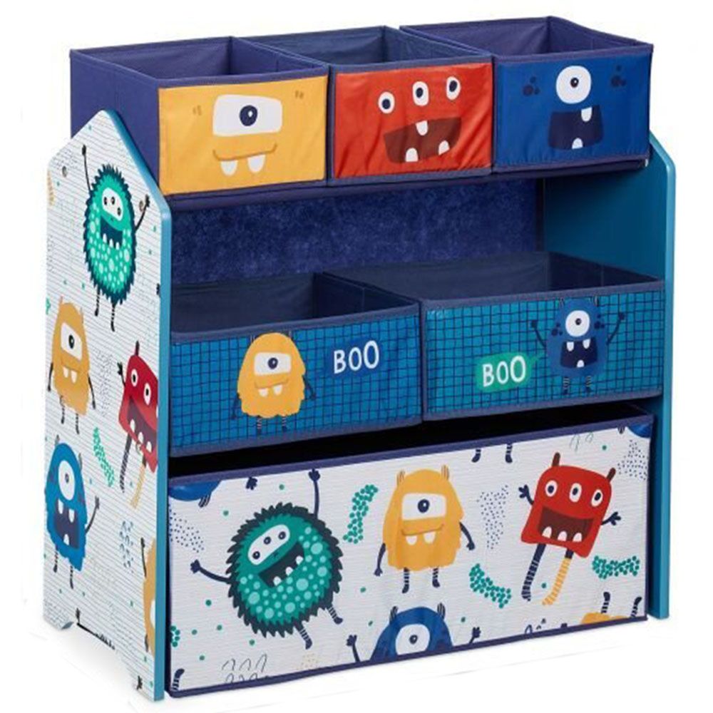 Albus, Детски стелаж-органайзер с 6 кутии, Избери чудовище!