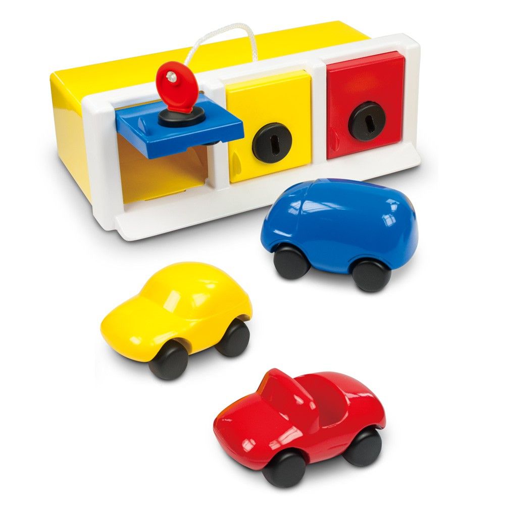 Ambi toys, Гараж с ключалки и три колички