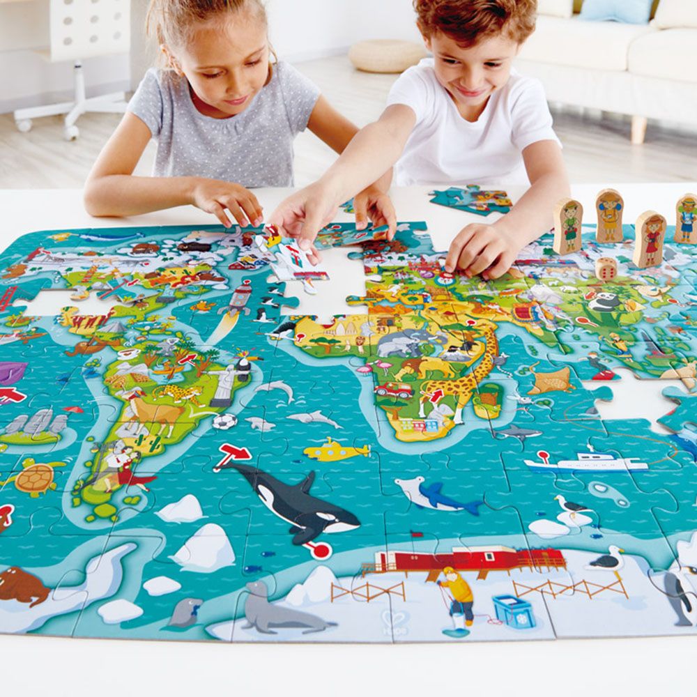 Пъзел игра 2в1, Откриватели на света