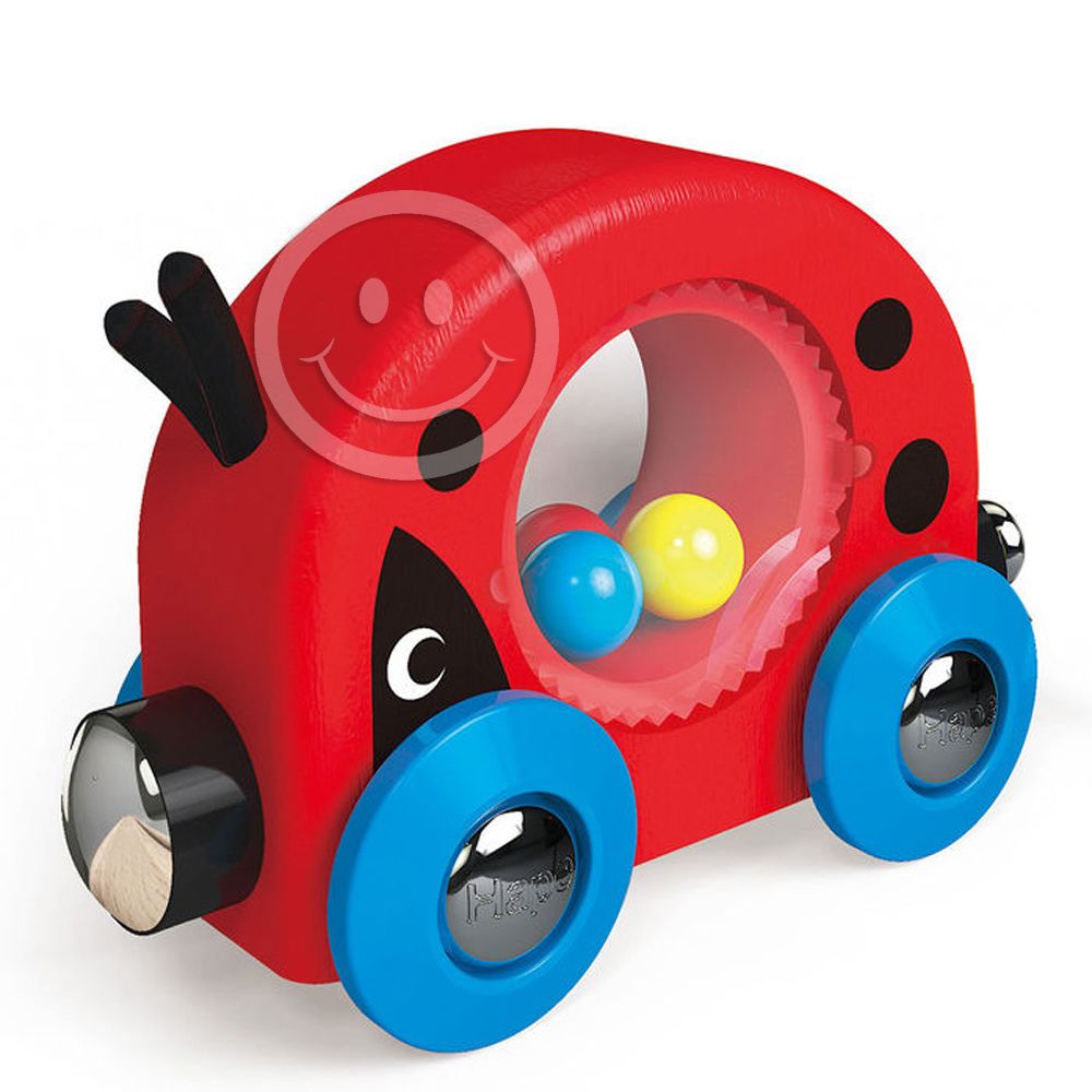 Бебешко дървено влакче, Щастливата калинка и пеперудки