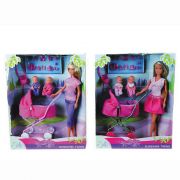 Кукла Стефи, с бебета на разходка