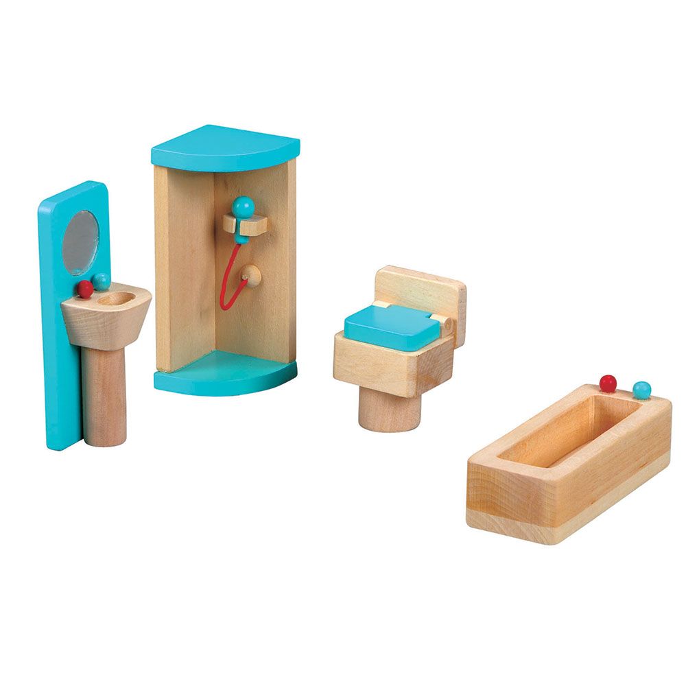 Lelin Toys, Дървени мебели за игра, Баня