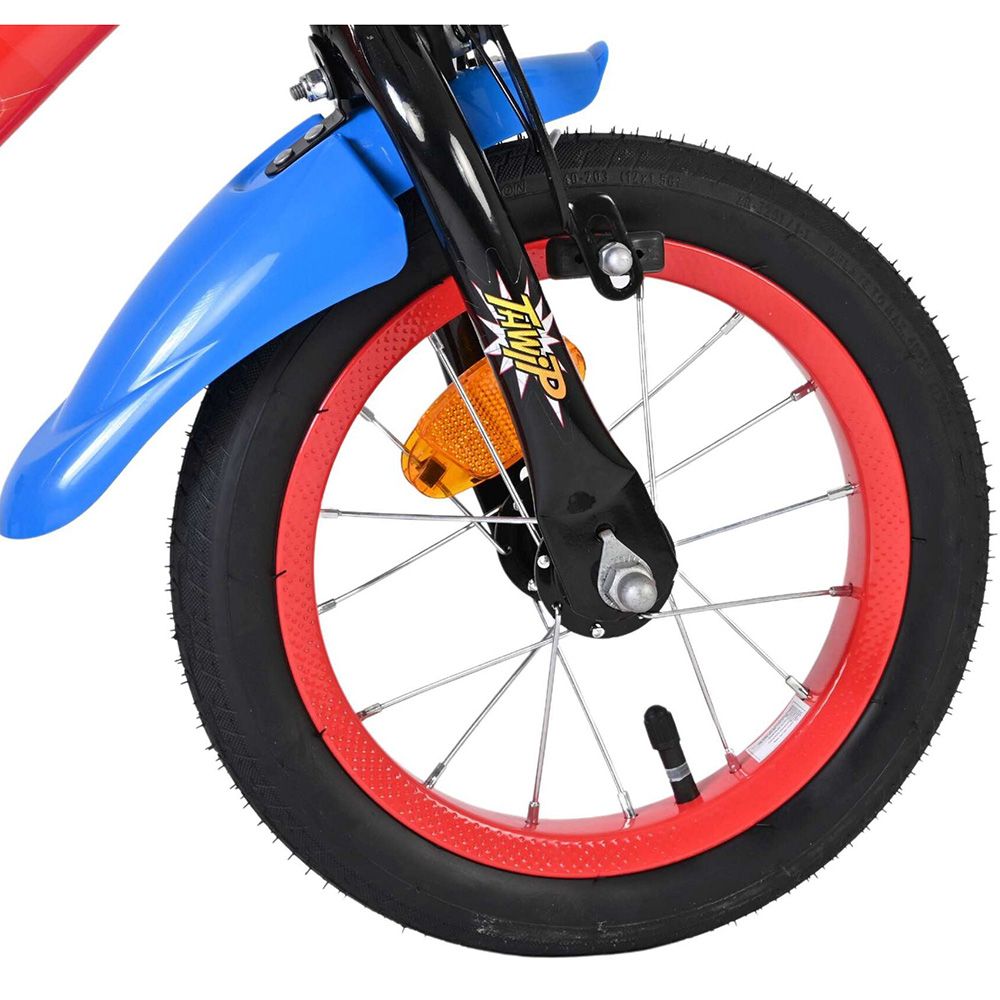 Детски велосипед с помощни колела, Spiderman,12 инча