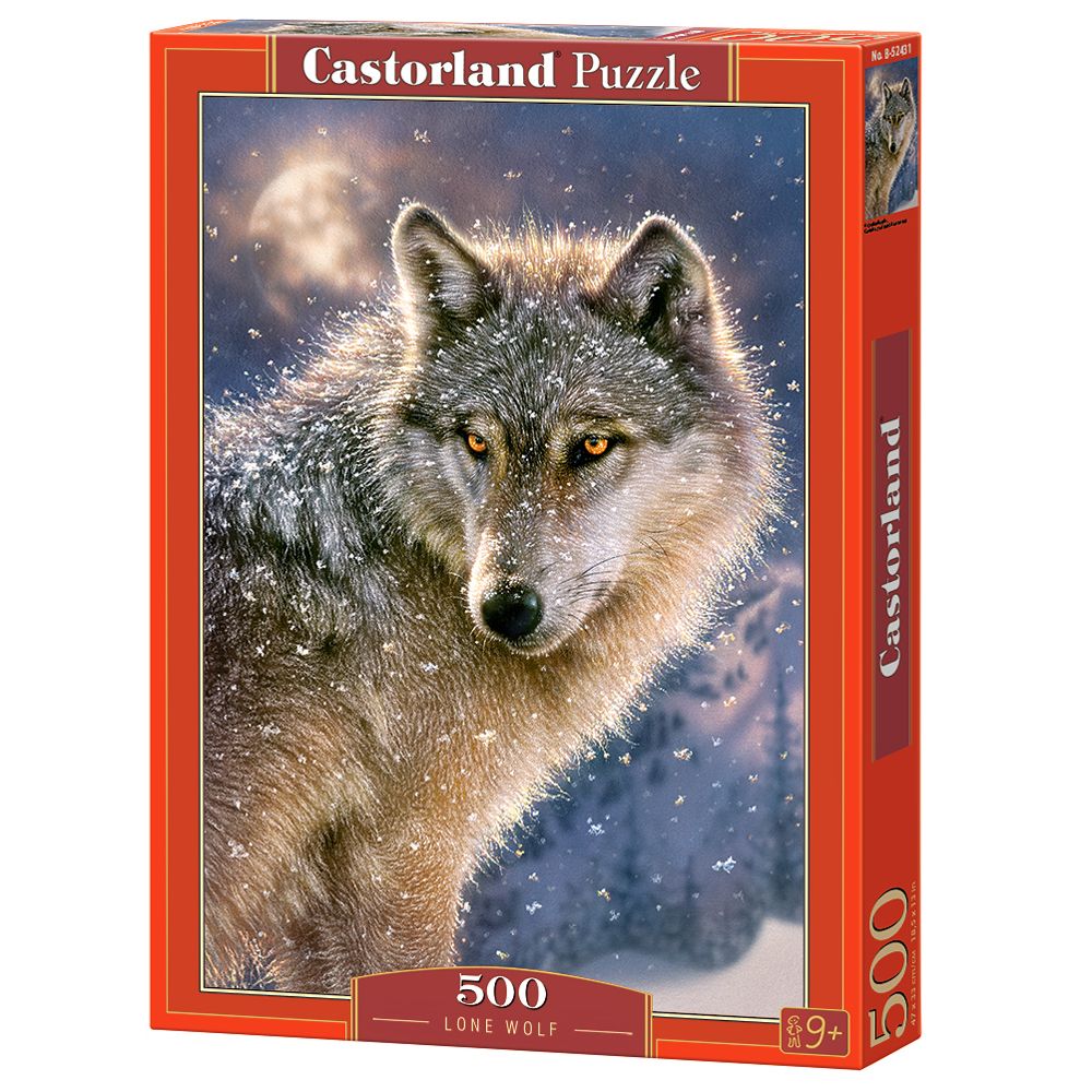 Castorland, Вълк единак, пъзел 500 части