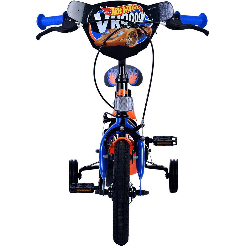 Детски велосипед с помощни колела, Hot Wheels,12 инча