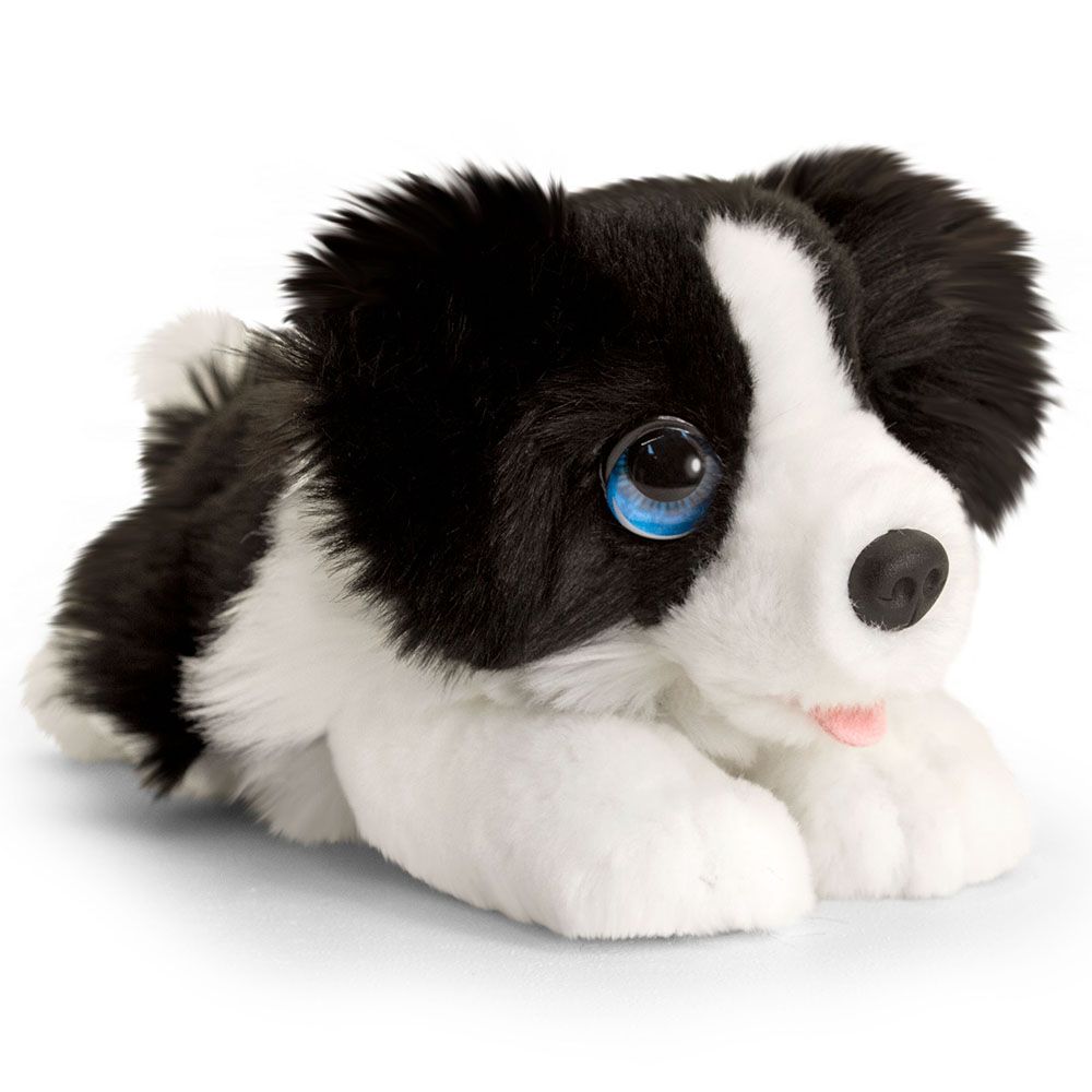 Keel Toys, Плюшено легнало куче, Бордър Коли, 25 см