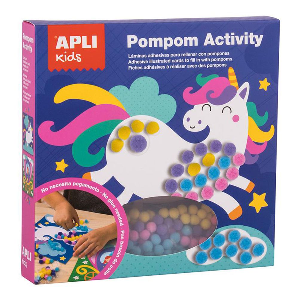 Apli kids, Нарисувай приказни герои с помпони