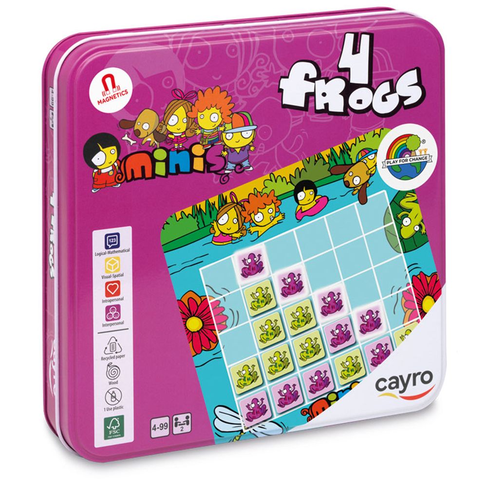 Cayro, Магнитна игра, 4 в редица, Жабки