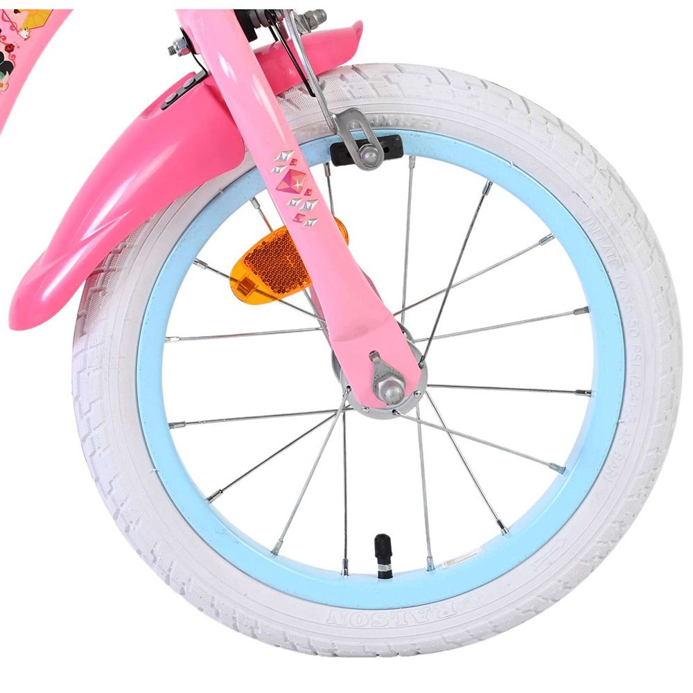 Детски велосипед с помощни колела, Дисни Принцеси, 14 инча