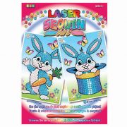 Изкуство с пайети, Зайчета