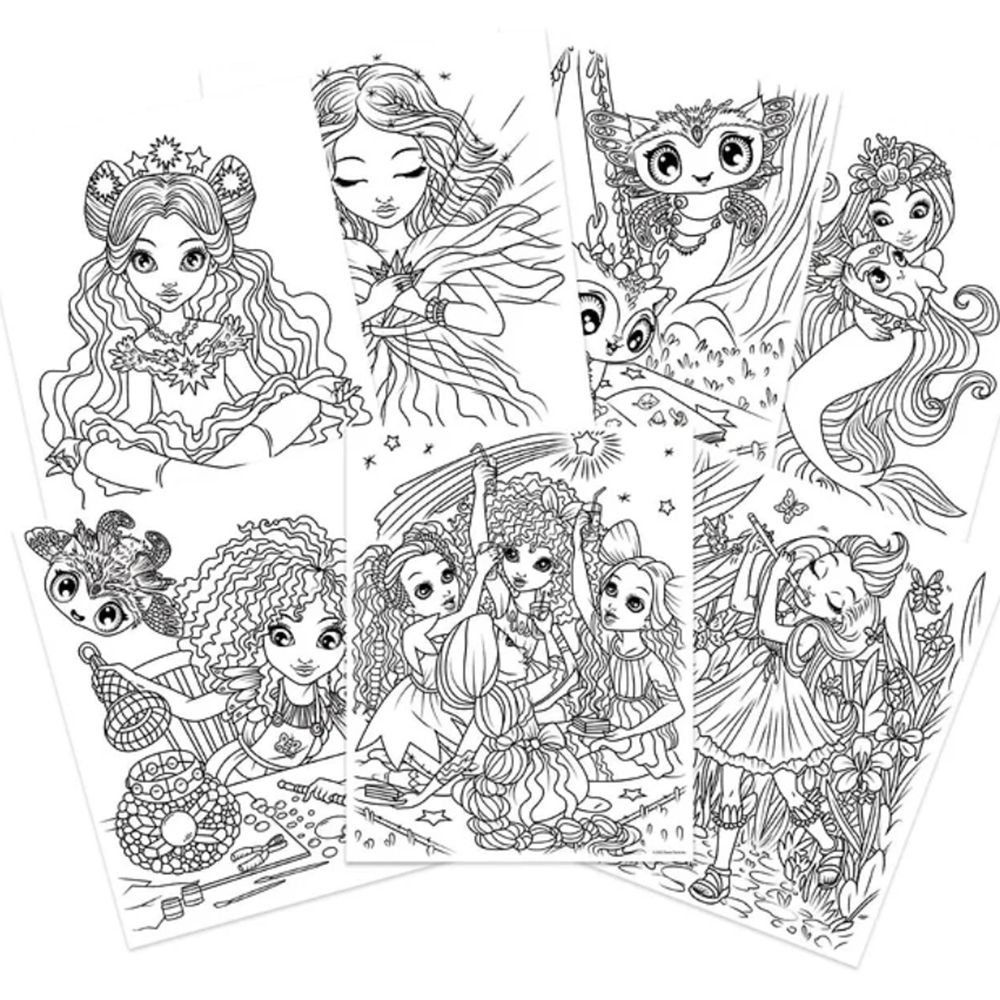 Книжка за оцветяване, Звездни принцеси