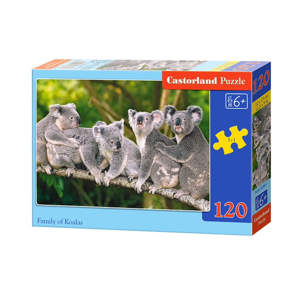 Castorland, Семейство коали, пъзел 120 части