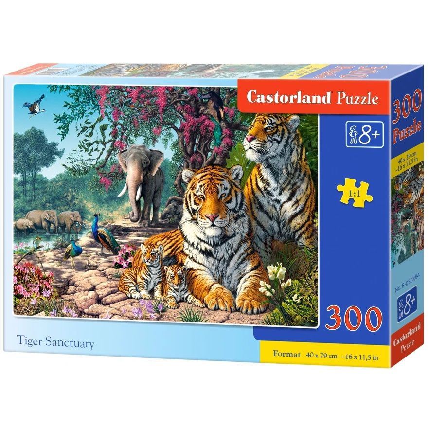 Castorland, Убежище за тигри, пъзел 300 части