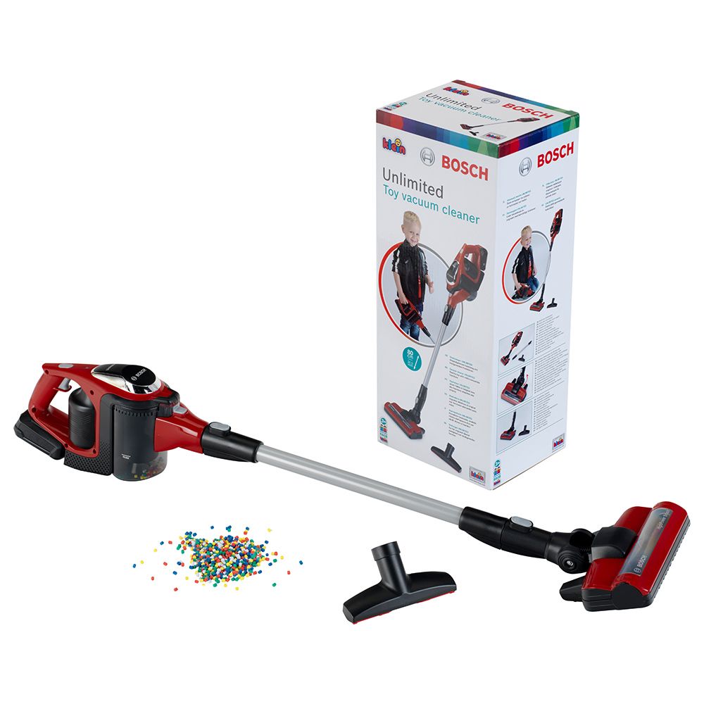 Bosch Unlimited Детска прахосмукачка, червена