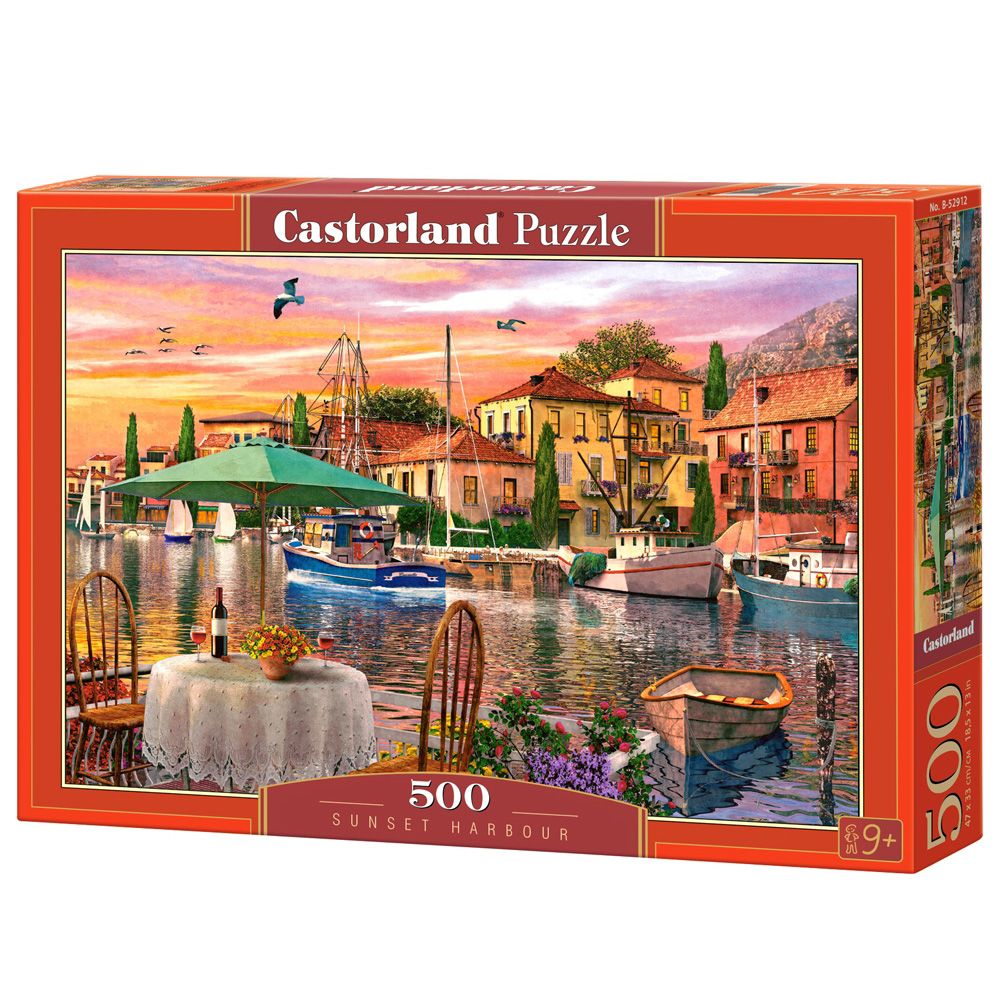 Castorland, Залез на пристанището, пъзел 500 части