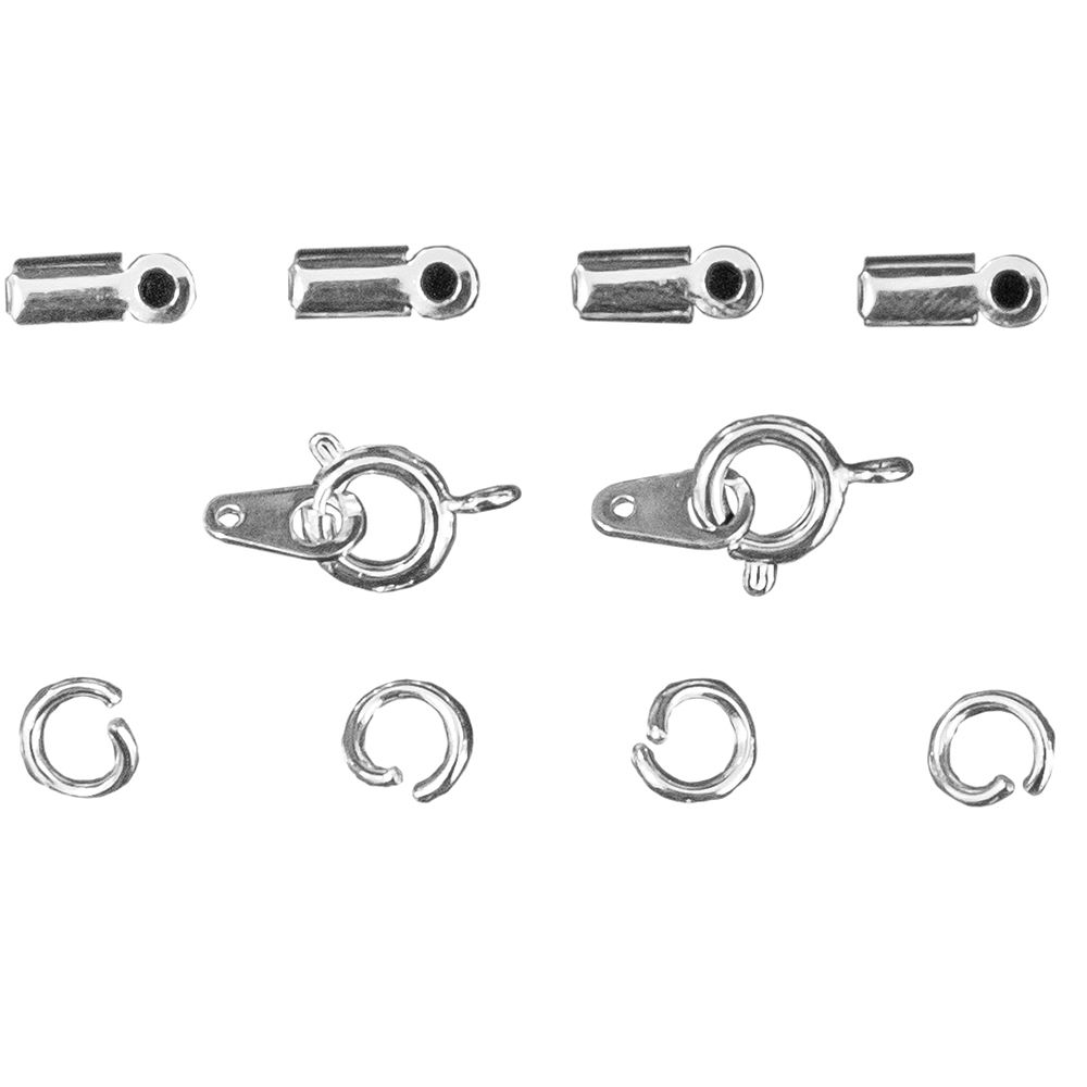 Голям комплект с дървени мъниста за нанизване, Сърце